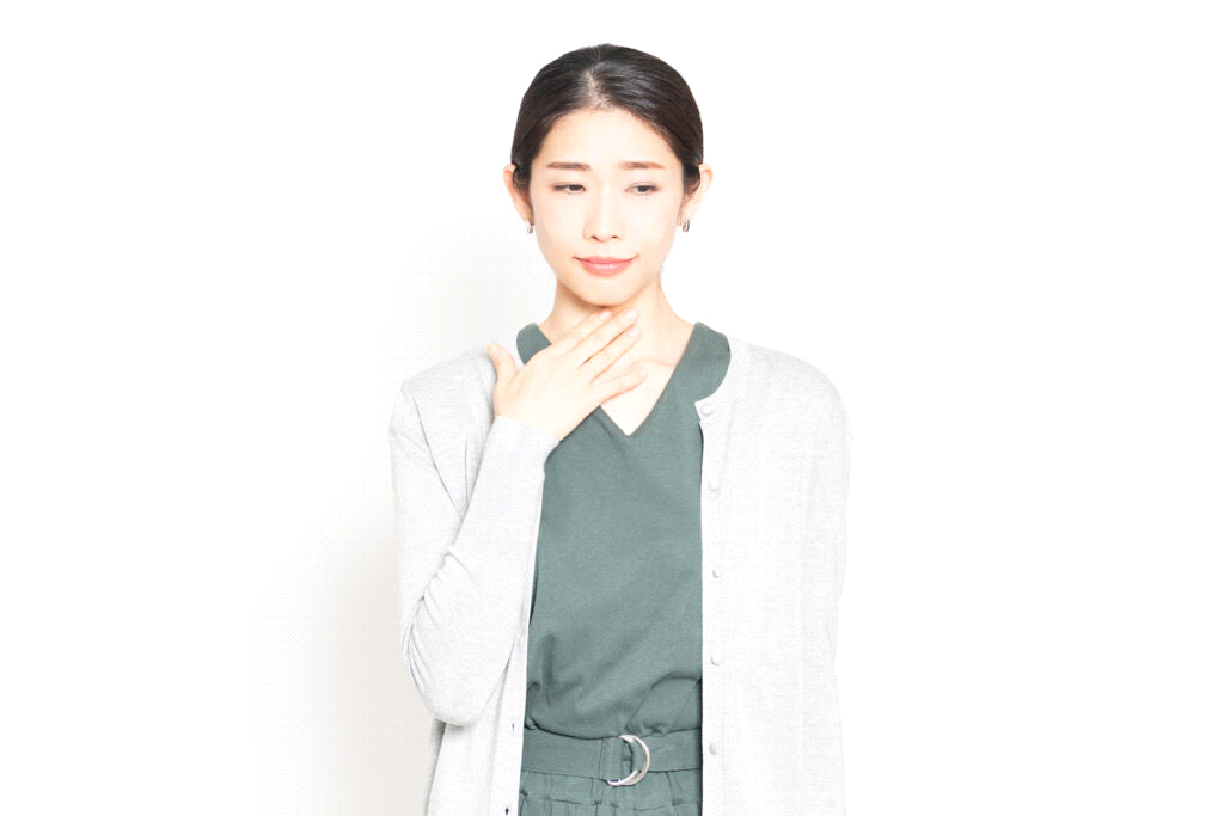 喉の痛み